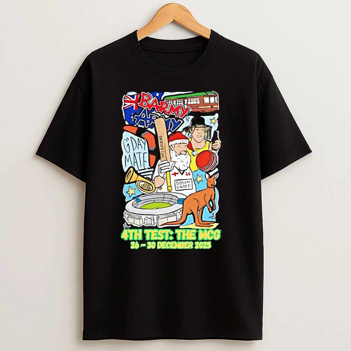 Barmy Army X Luke Horton Melbourne T Shirts