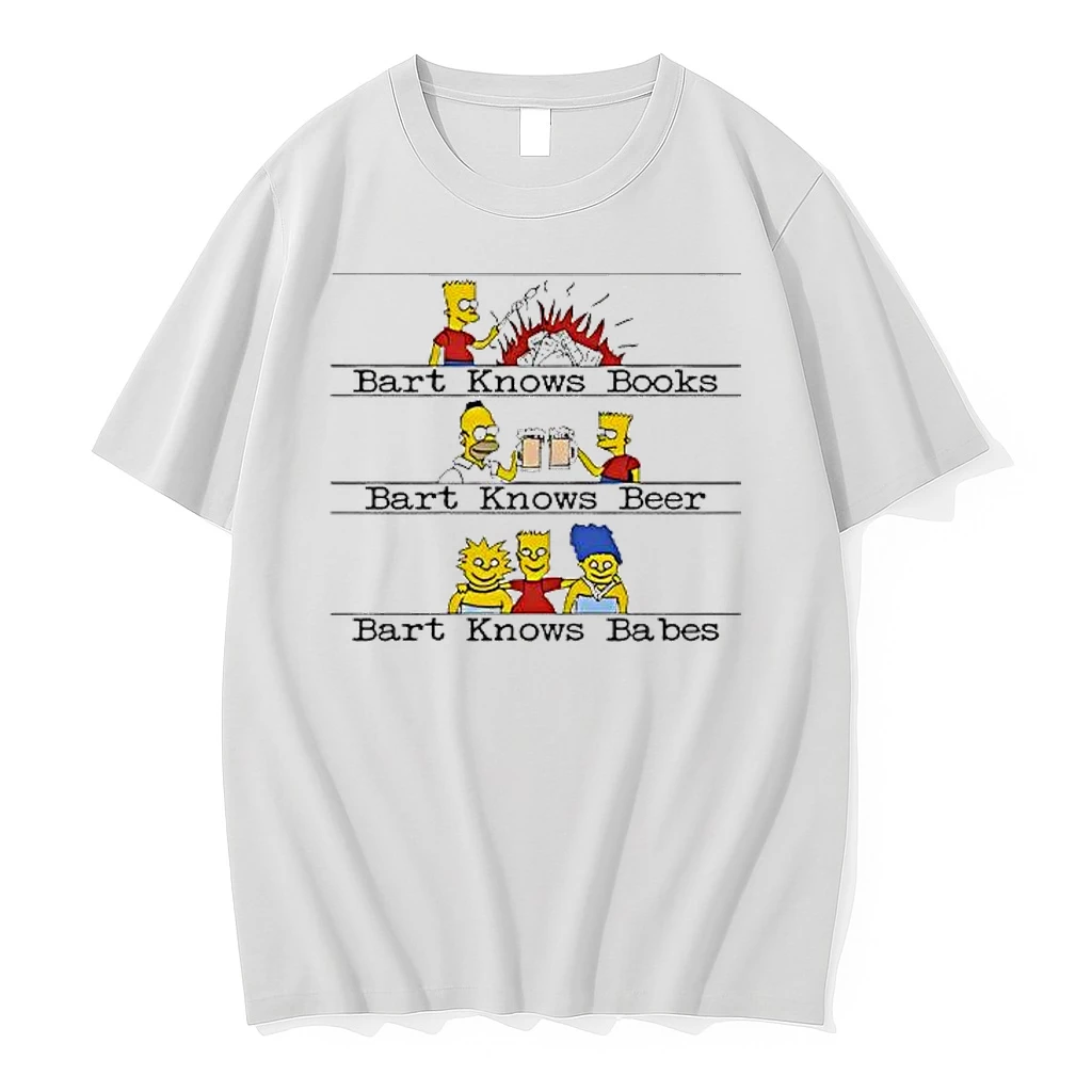 Bart Knows Books Bart Knows Beer Bart Knows Babes Shirts
