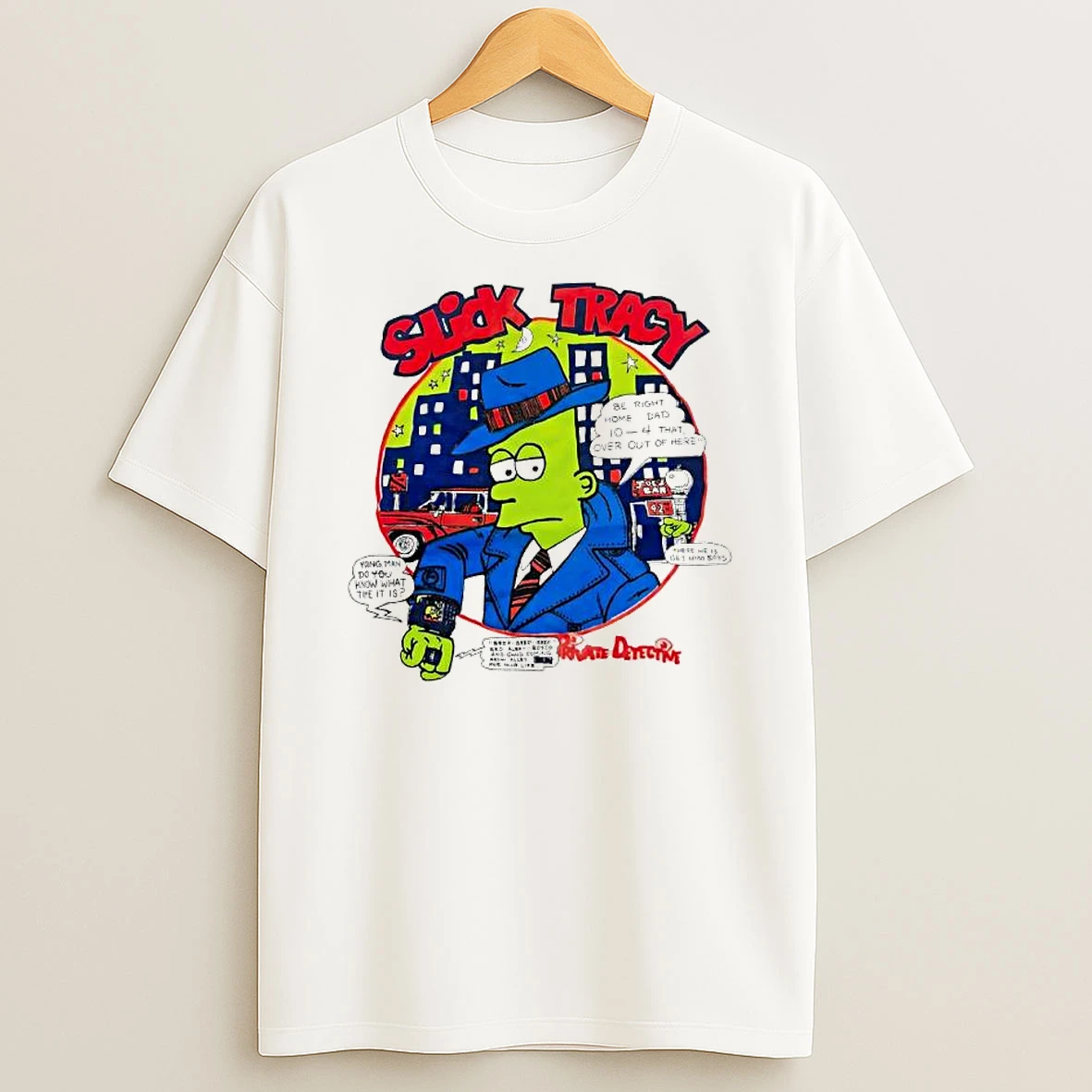 Bart Simpson Slick Tracy Shirts