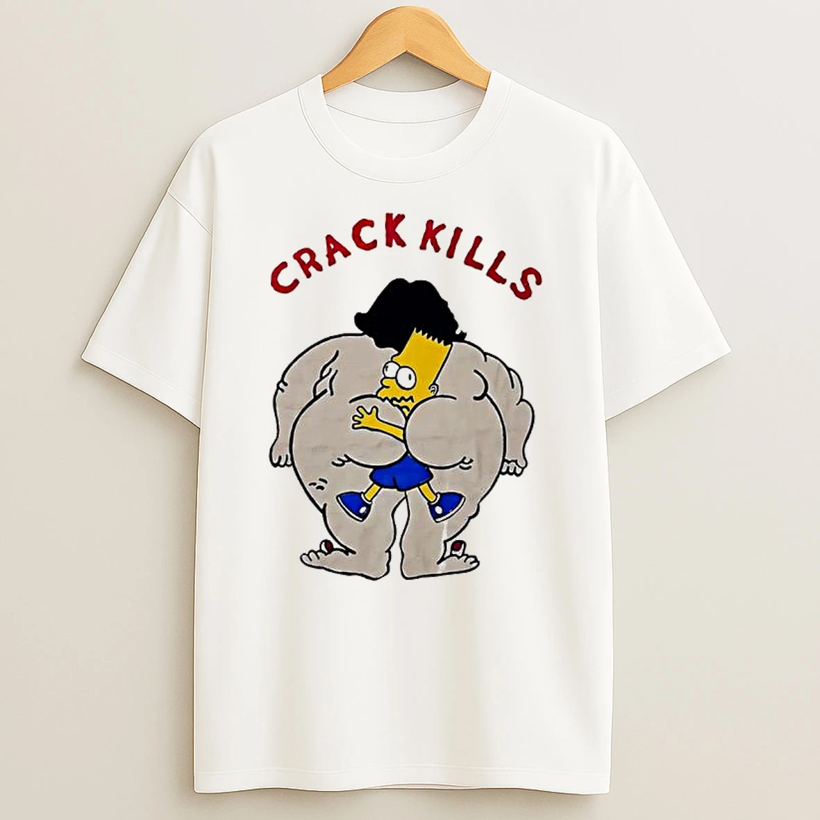 Bart Simpson Crack Kills Shirts