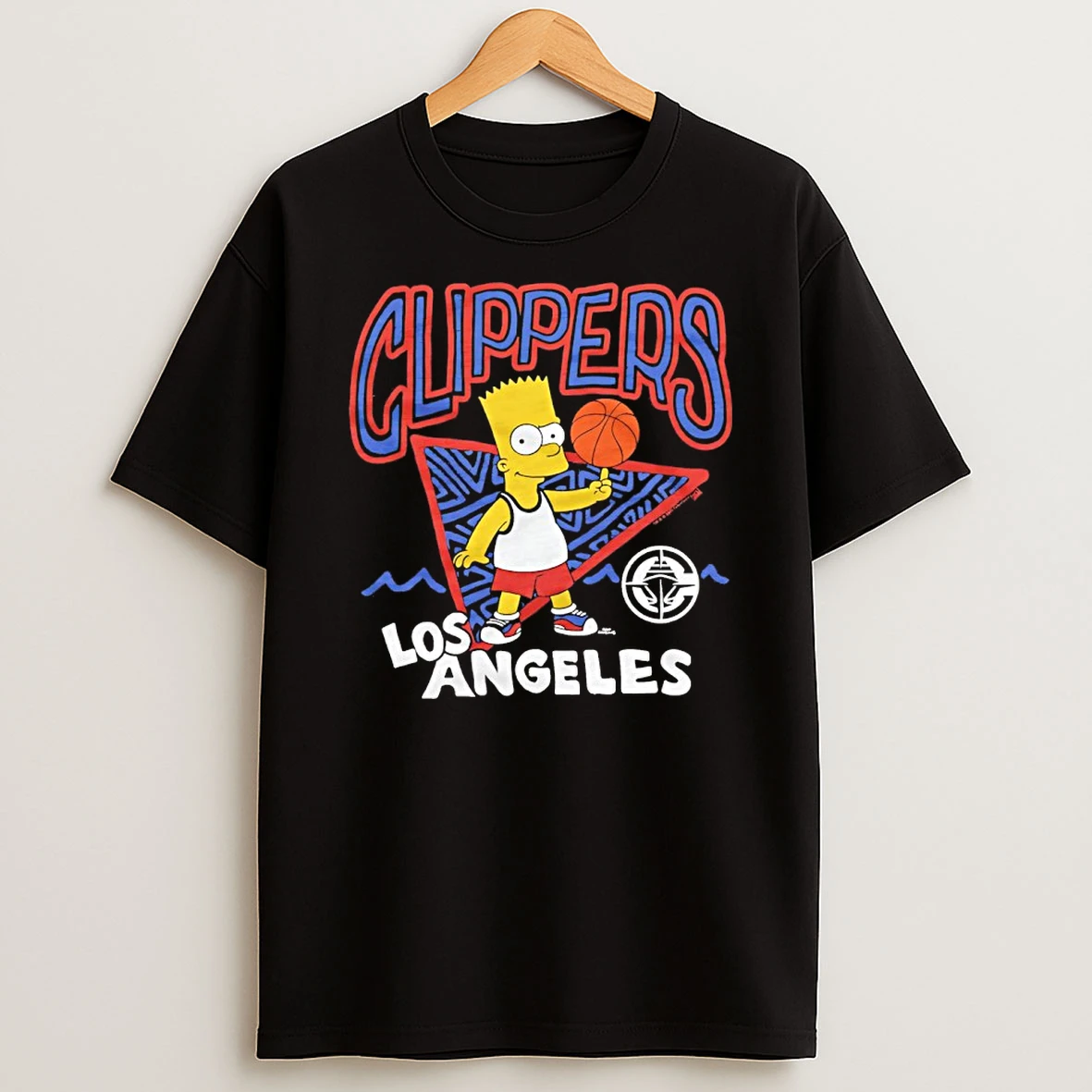 Bart Simpson X Los Angeles Clippers Basketball Shirts