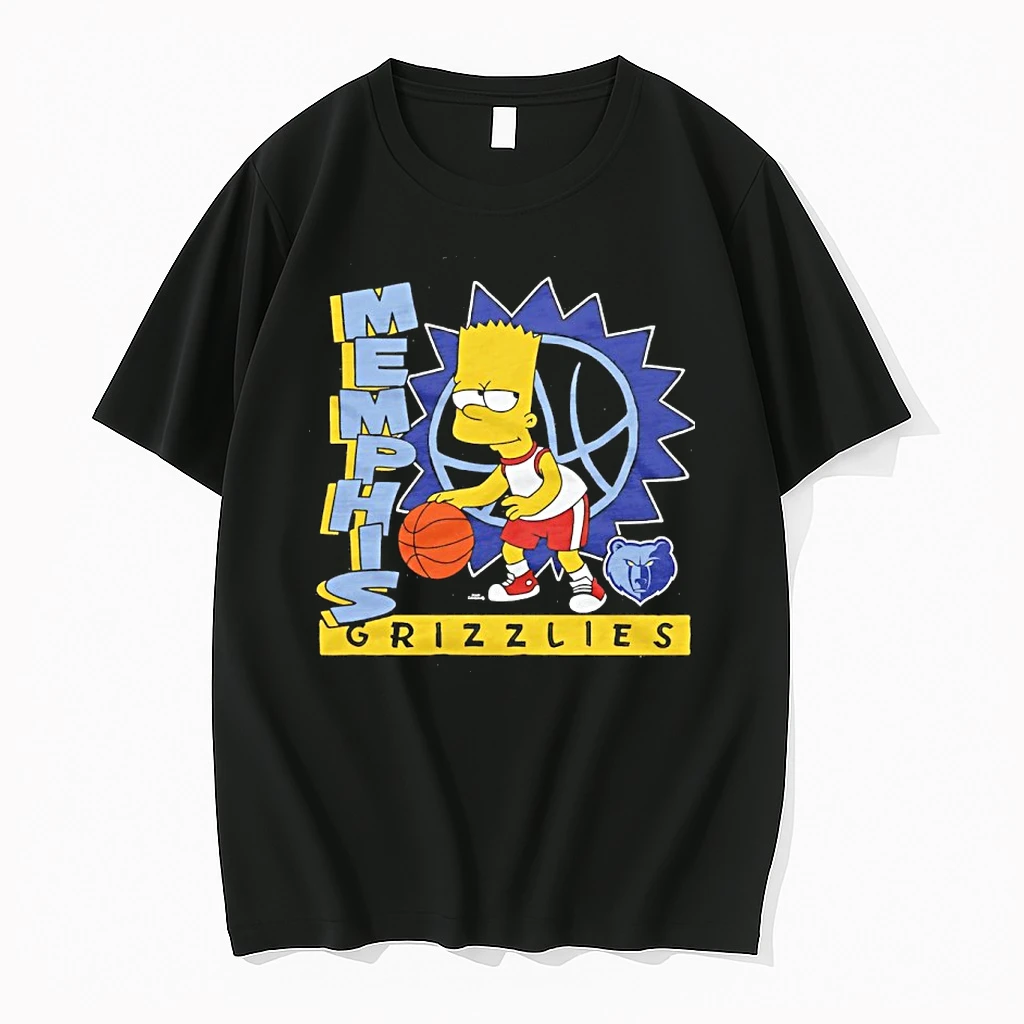 Bart Simpson X Memphis Grizzlies Basketball Shirts