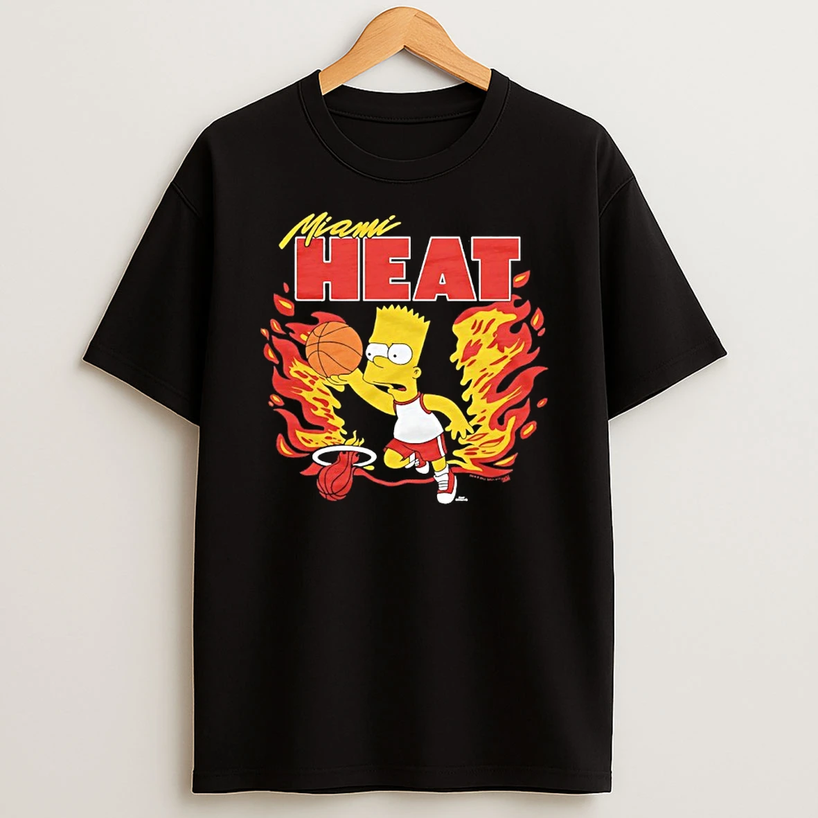 Bart Simpson X Miami Heat Basketball Shirts