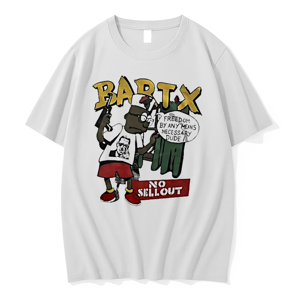 Bartx No Sellout Freedom By Any Means Necessary Dude Shirts