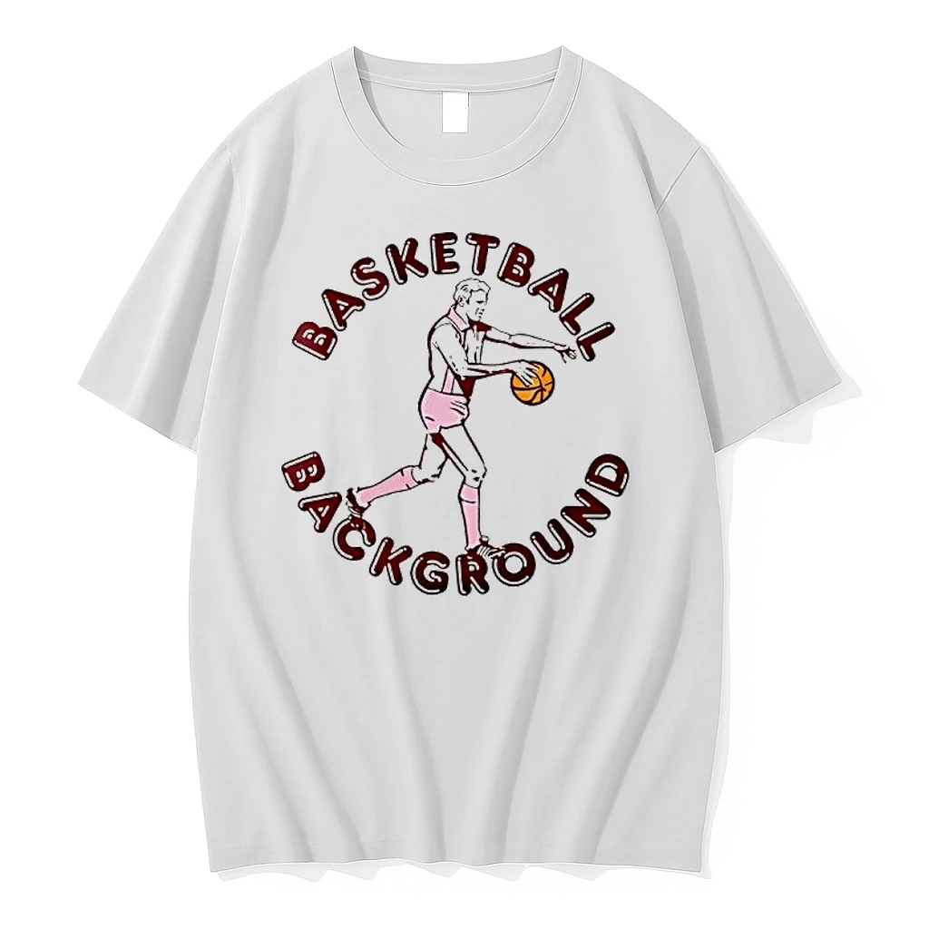 Basketball Background Player Dribbling A Ball Shirts