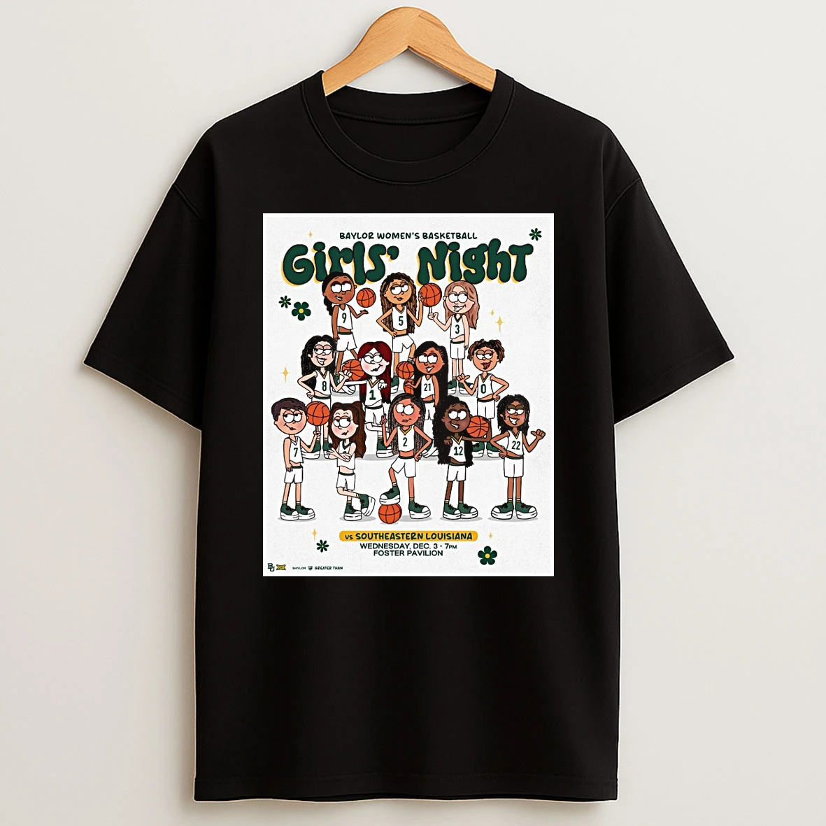 Baylor Womens Basketball Girls Night Vs Southeastern Louisiana Wednesday Dec 3 Foster Pavilion Shirts