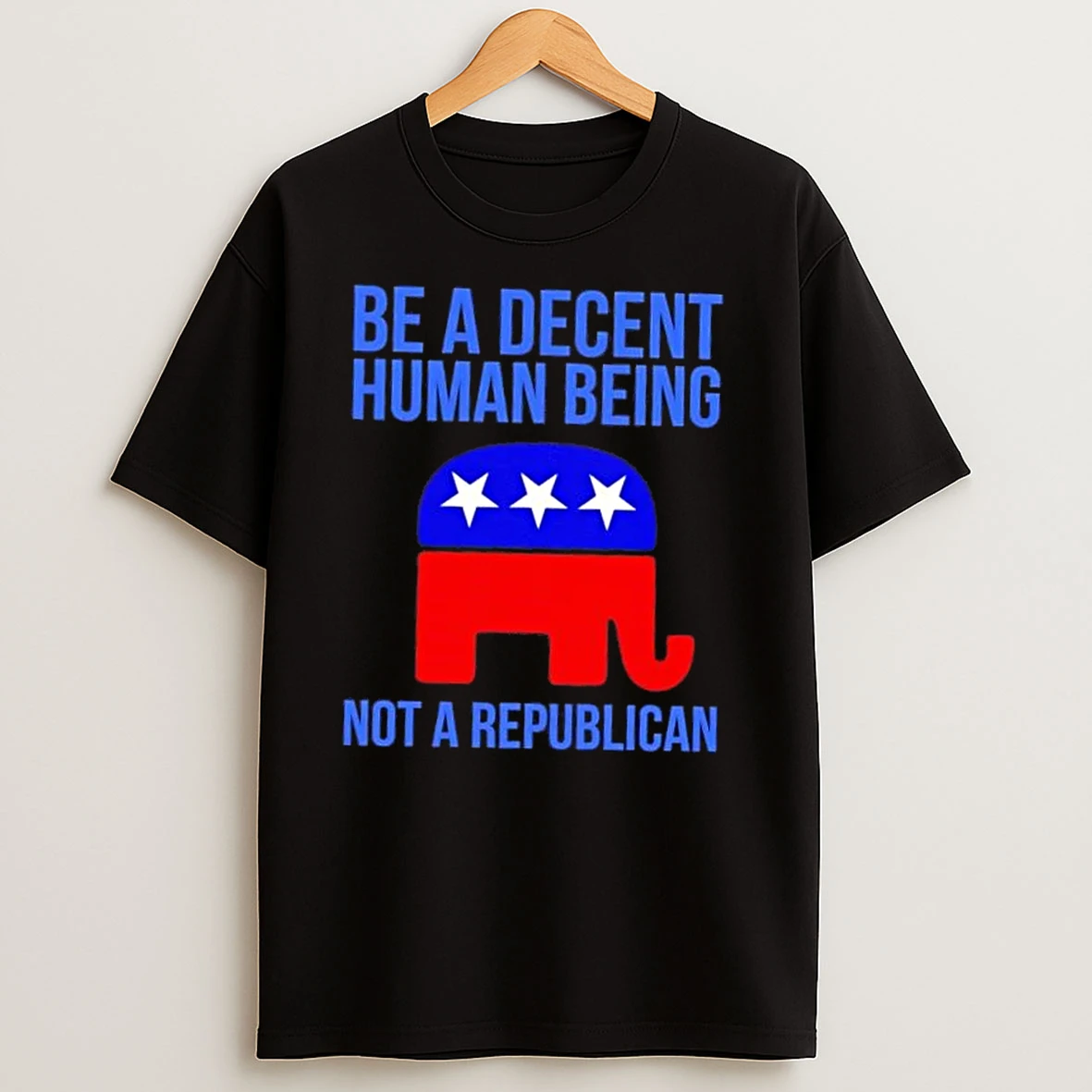 Be A Decent Human Being Not A Republican T Shirts