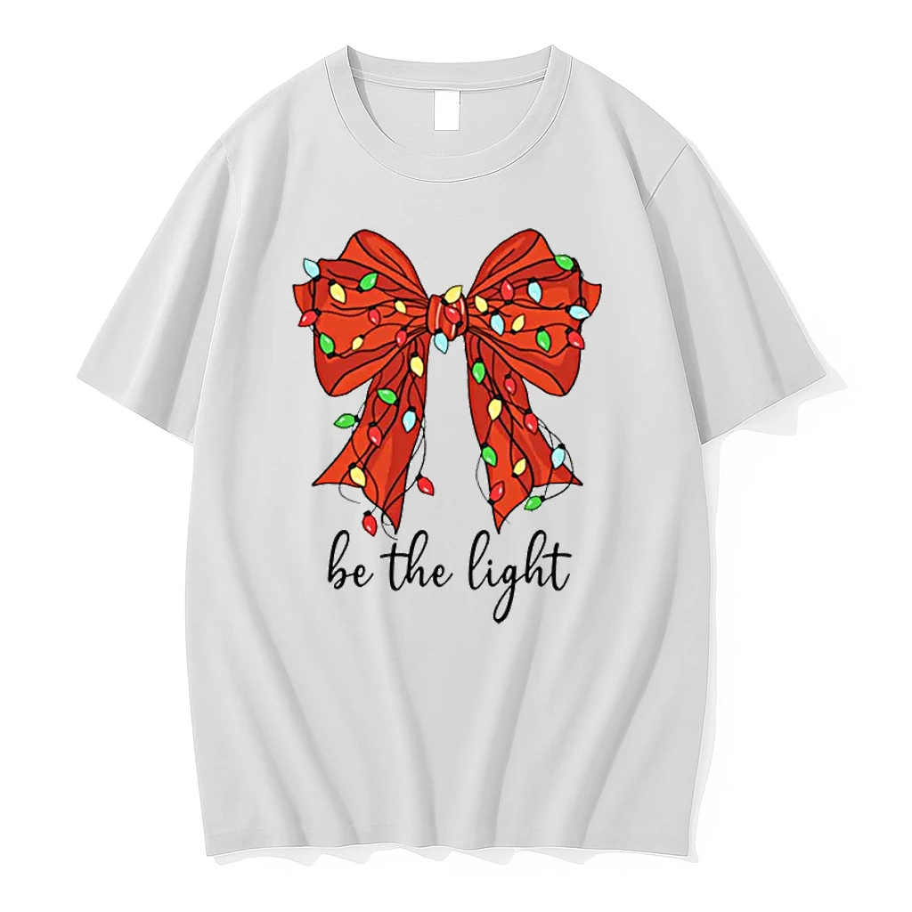 Be The Light Christian Christmas Bible Verse Bow Mathew 5 14 Shirts