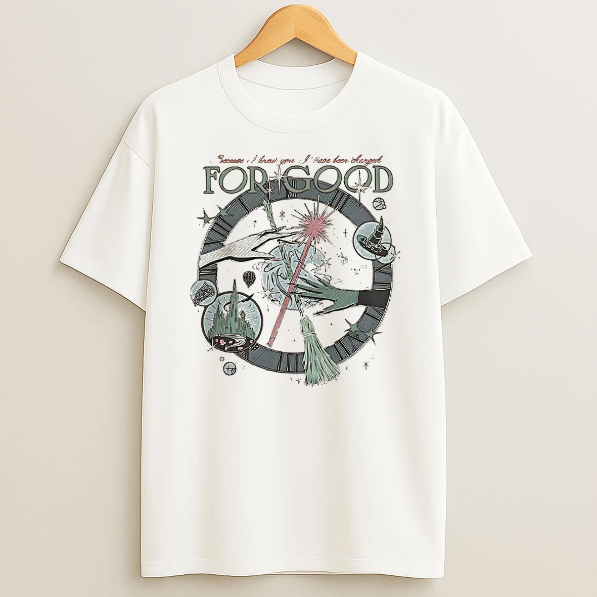 Because I Knew You I Have Been Change For Good Wizard Defying Gravity Vintage Shirts