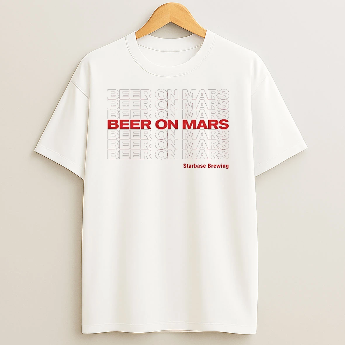 Beer On Mars Starbase Brewing T Shirts