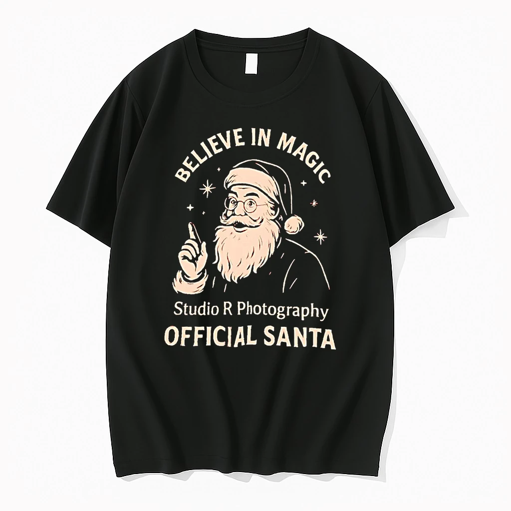 Believe In Magic Studio R Photography Santa Shirts