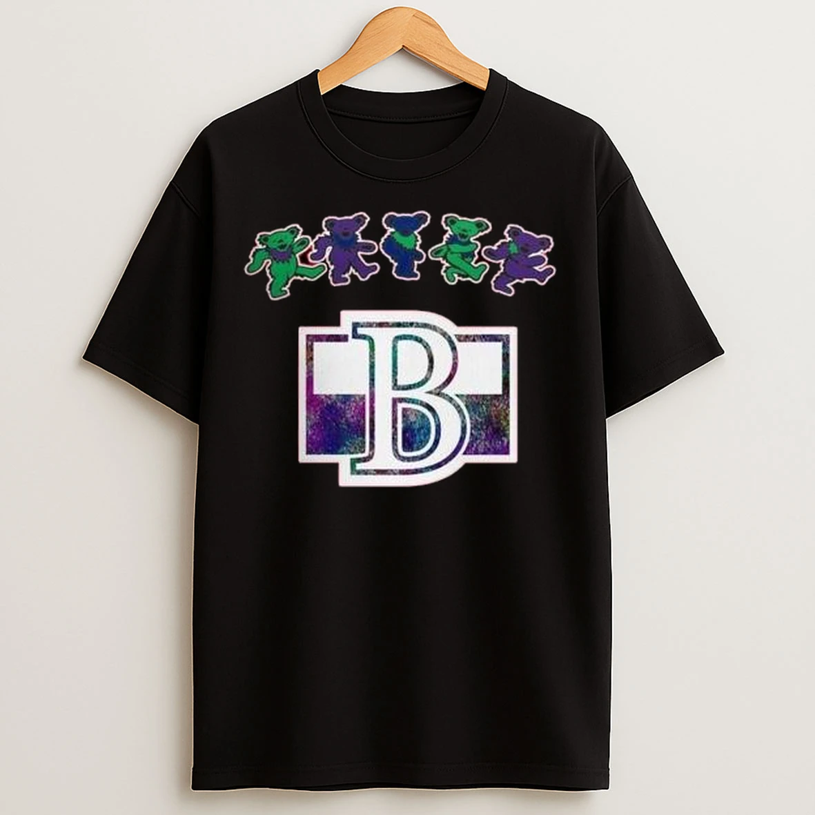 Belleville Senators X Grateful Dead 60 Years 2025 Hockey Circle Black T Shirts