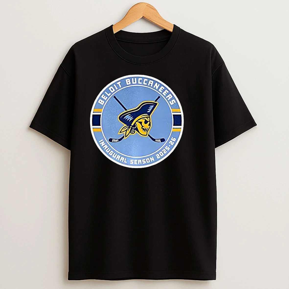 Beloit Buccaneers Inaugural Season 2025 2026 Logo T Shirts