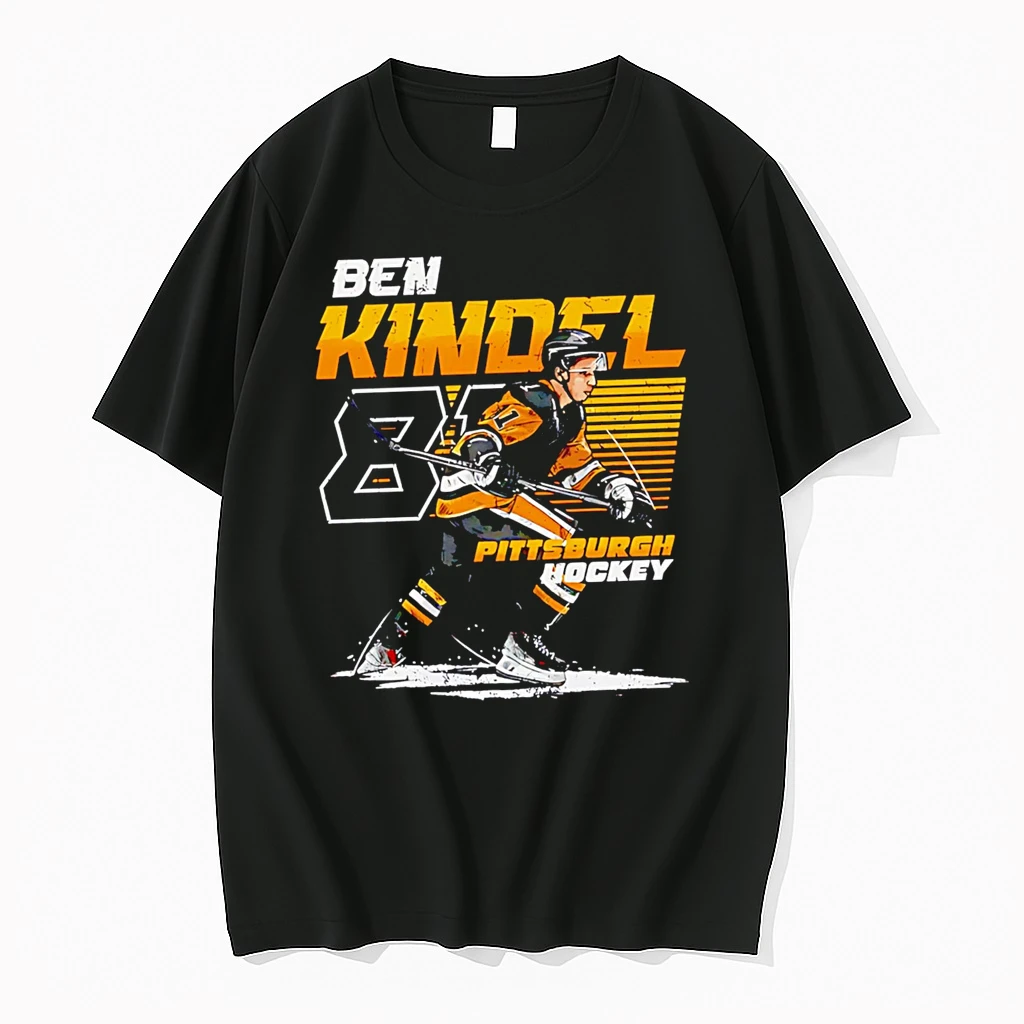 Ben Kindel 81 Pittsburgh Hockey Player Name Stylish Shirts