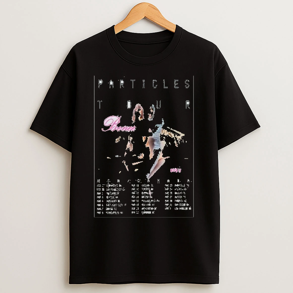 Benee Particles America And Canada Tour 2026 Circle Black T Shirts