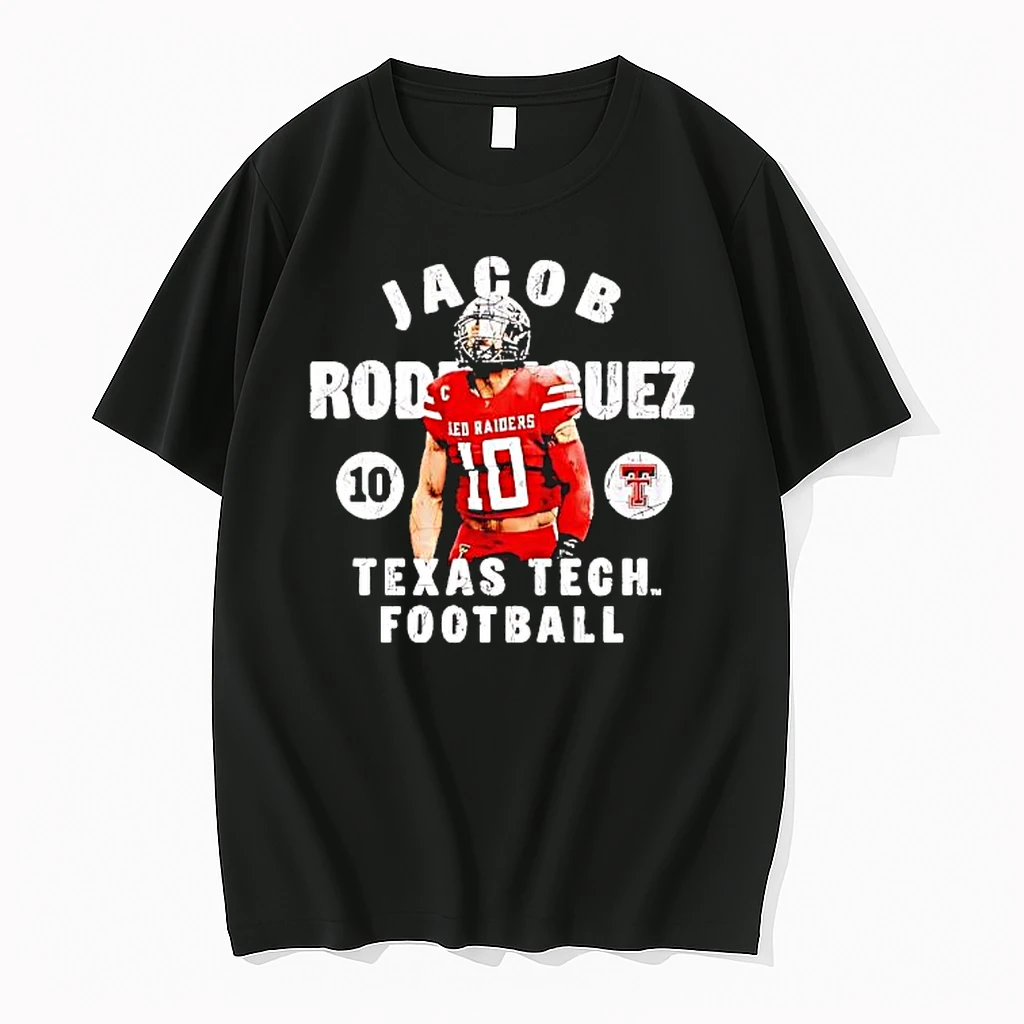Best Jacob Rodriguez Portrait Texas Tech Red Raiders Shirts