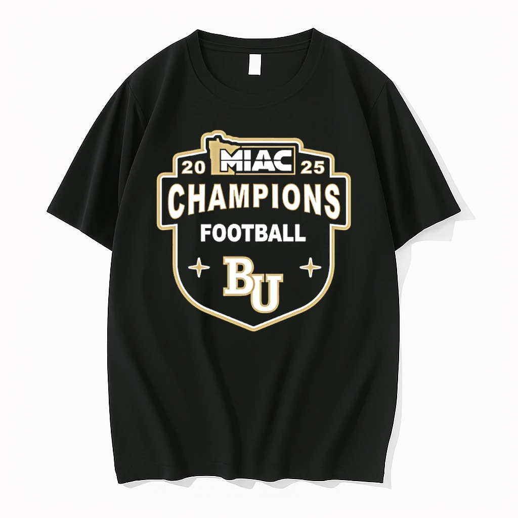Bethel University Football 2025 Miac Champions Shirts