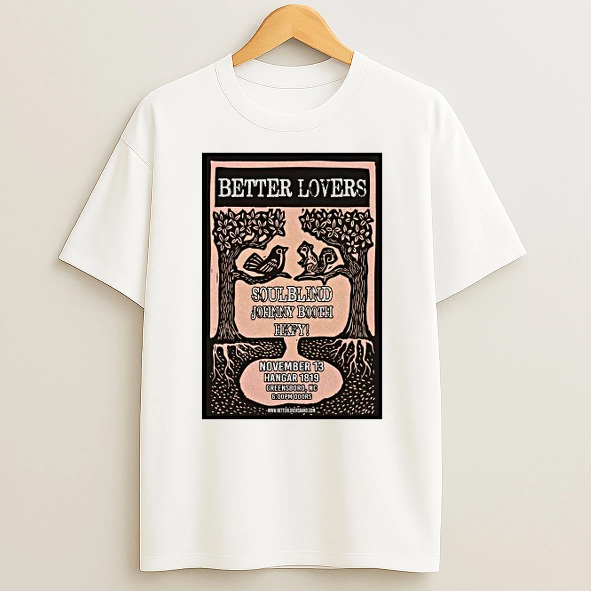 Better Lovers Greensboro Nc Tour November 13 2025 Shirts