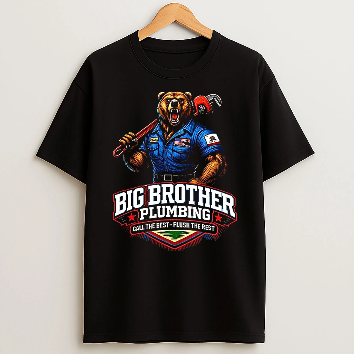 Big Brother Plumbing Call The Best Flush The Rest Shirts