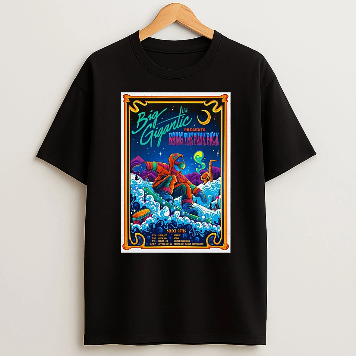 Big Gigantic Live 2026 Bring The Funk Back Tour Shirts