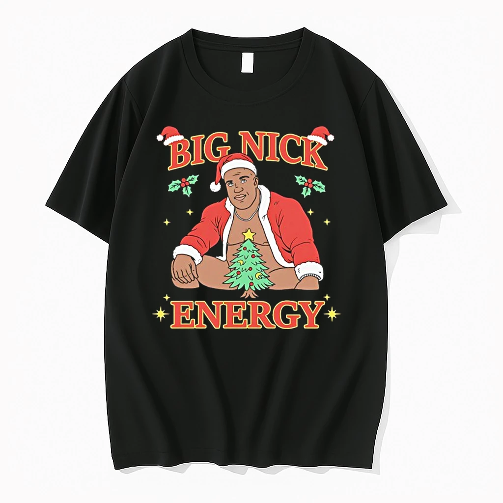 Big Nick Energy George Floyd Santa Shirts