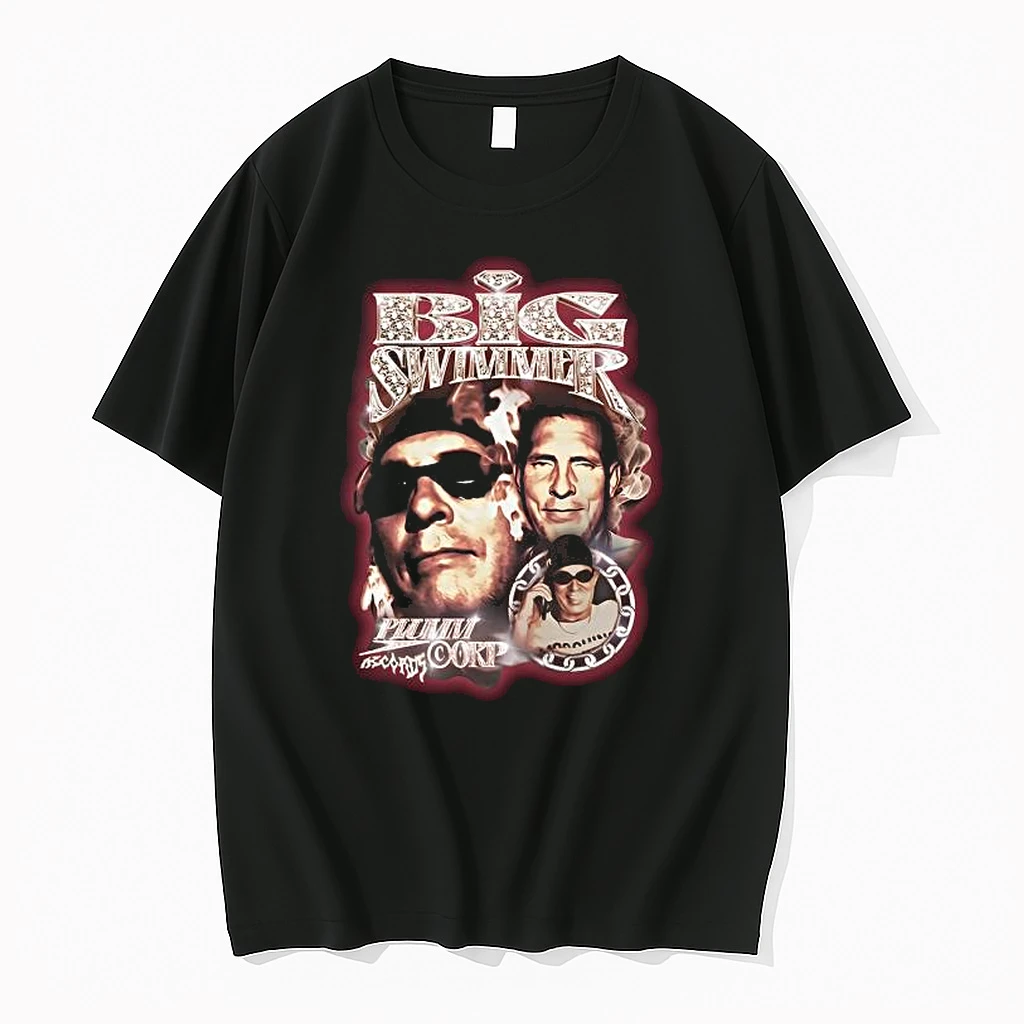 Big Swimmer Plumm Corp Graphite Shirts