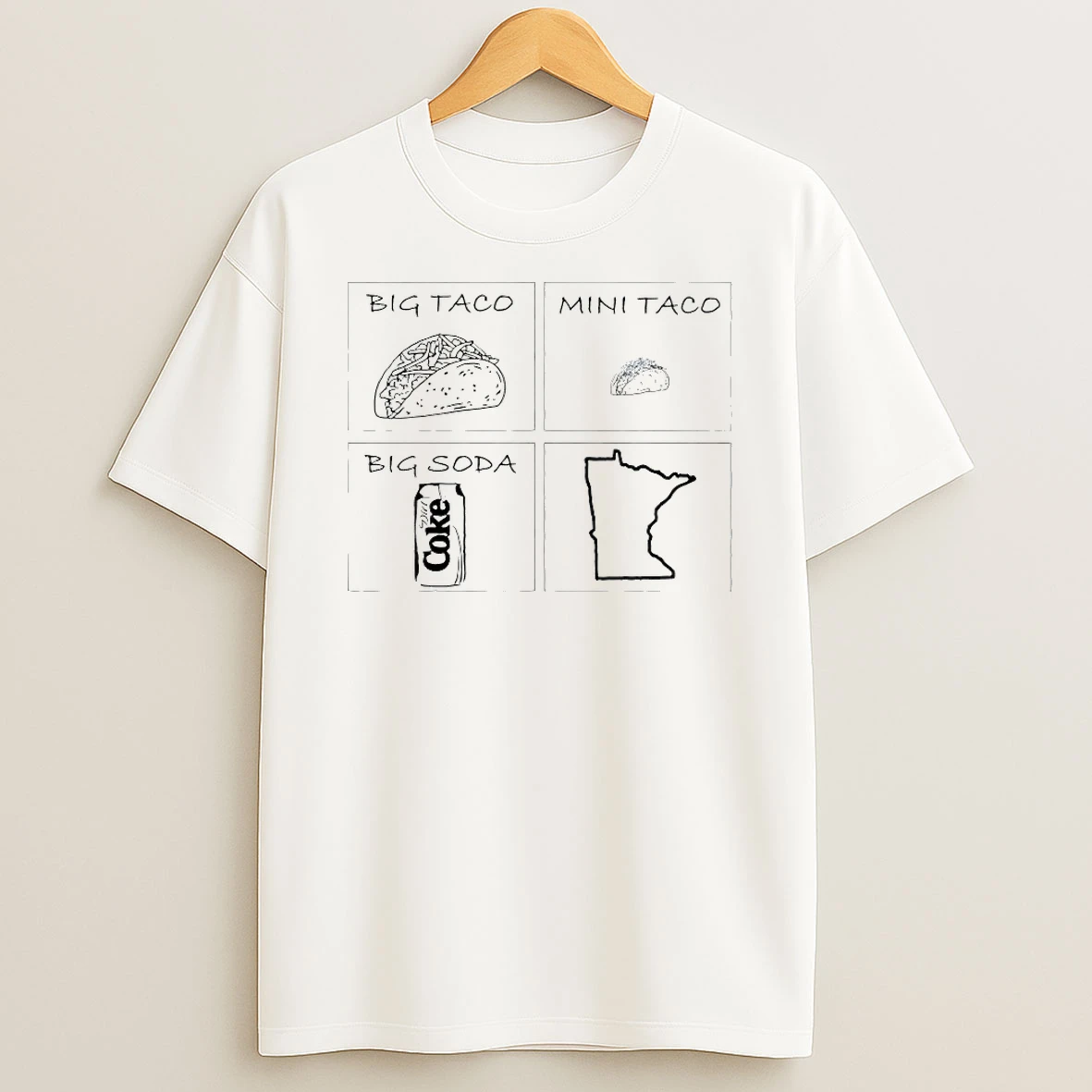 Big Taco Mini Taco Big Soda Shirts