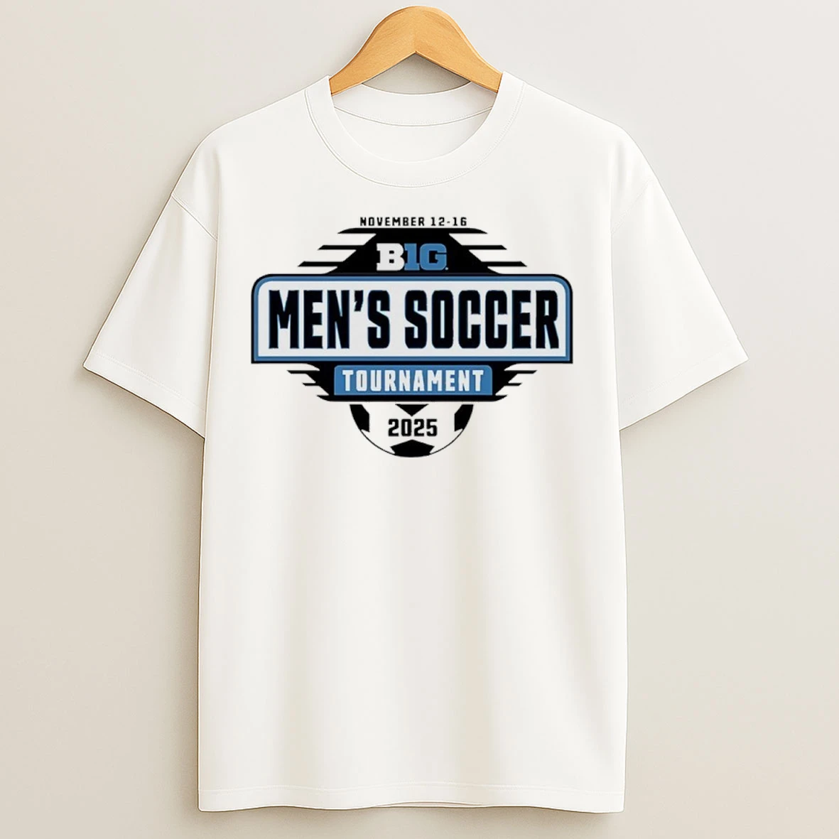 Big Ten Mens Soccer Tournament 2025 T Shirts