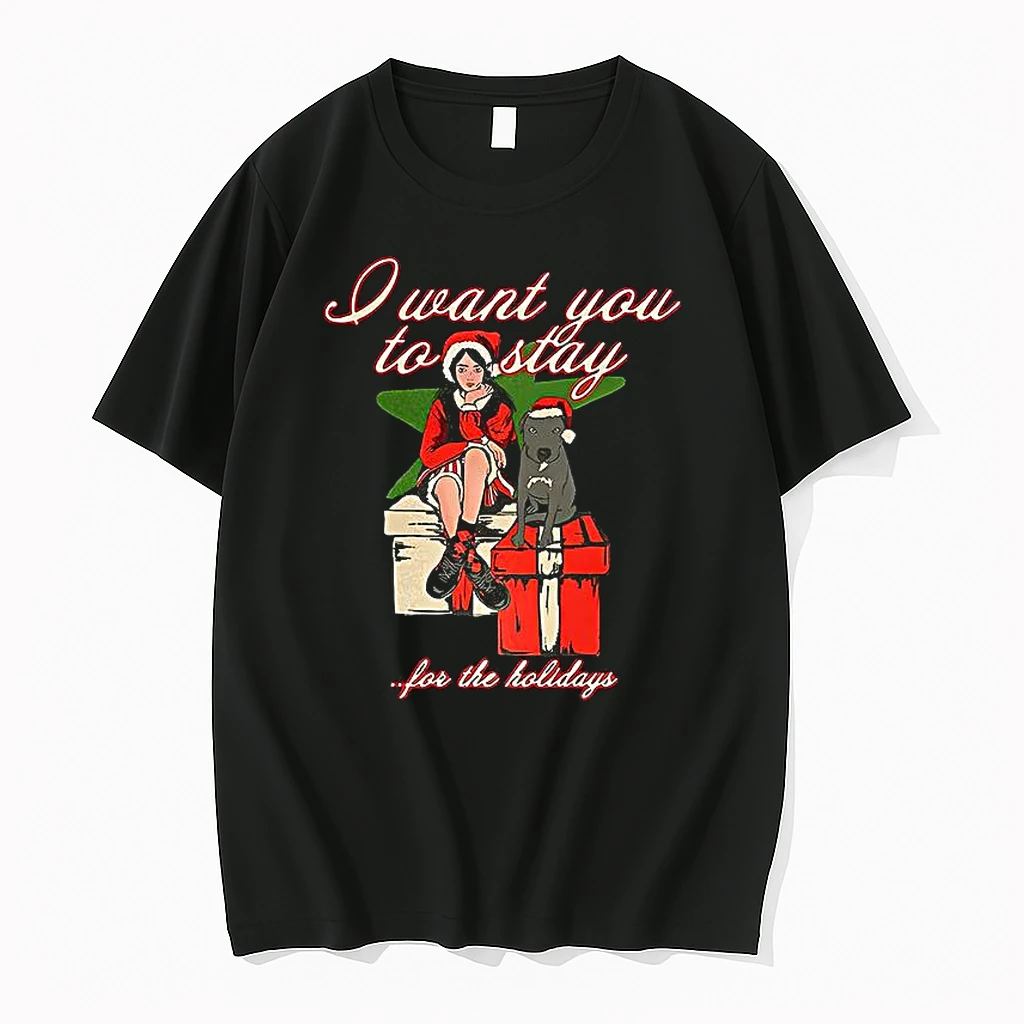 Billie Eilish I Want You To Stay For The Holiday Christmas Shirts
