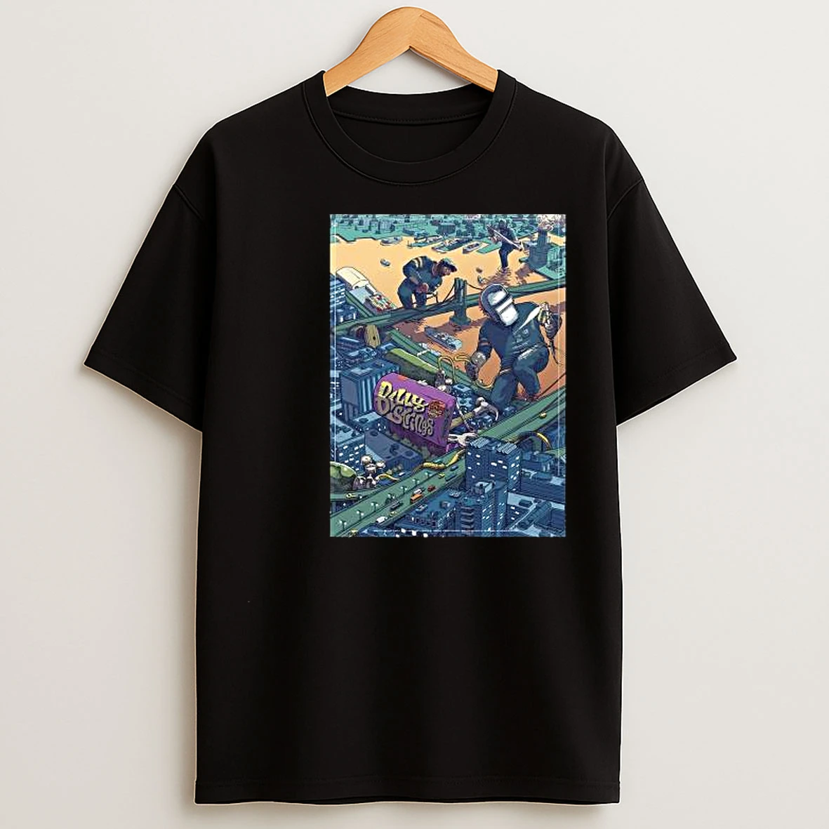 Billy Strings Newark New Jersey Night 1 Venue At Prudential Center On November 14 2025 Circle Black T Shirts