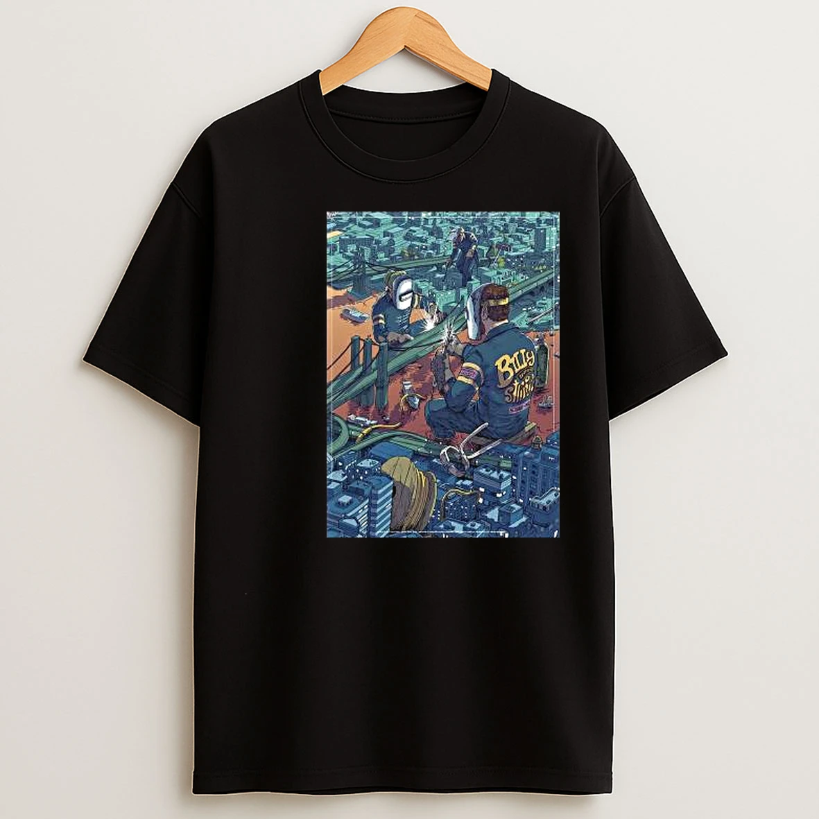 Billy Strings Newark New Jersey Night 2 Venue At Prudential Center On November 15 2025 Circle Black T Shirts