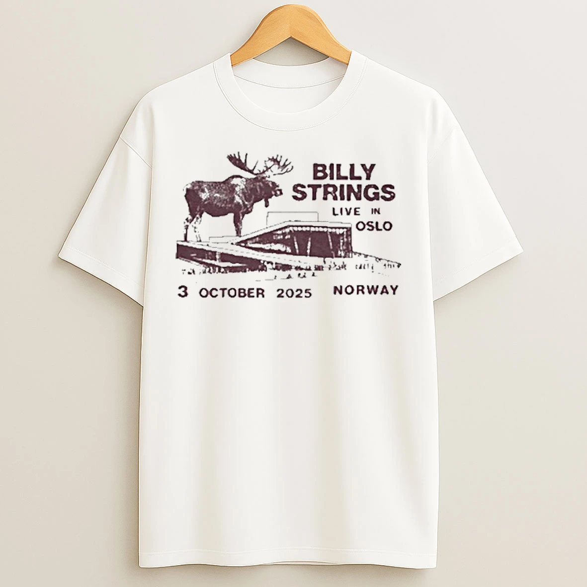 Billy Strings Oslo Norway T Shirts