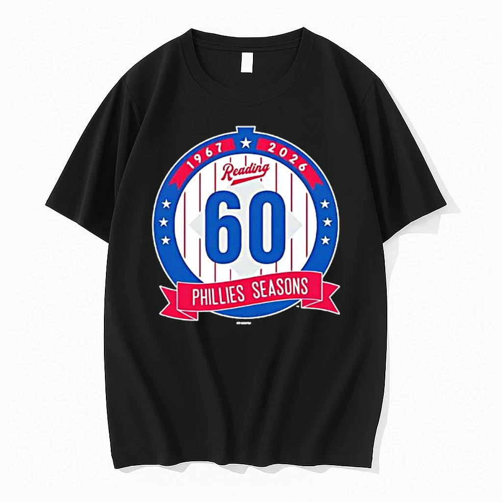 Bimmridder Graphite Heather Phillies Affiliate 60th Anniversary Shirts