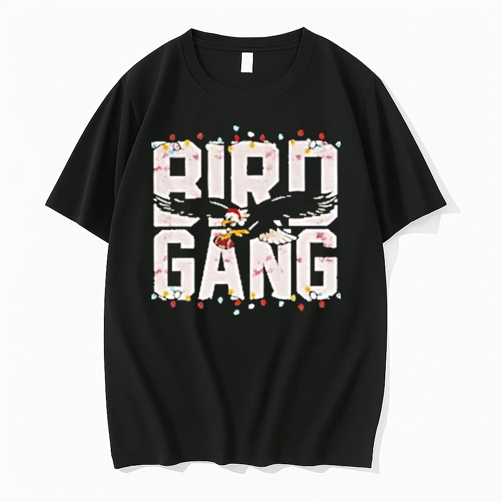 Bird Gang Christmas Retro Sundays Birds Green Lights Shirts