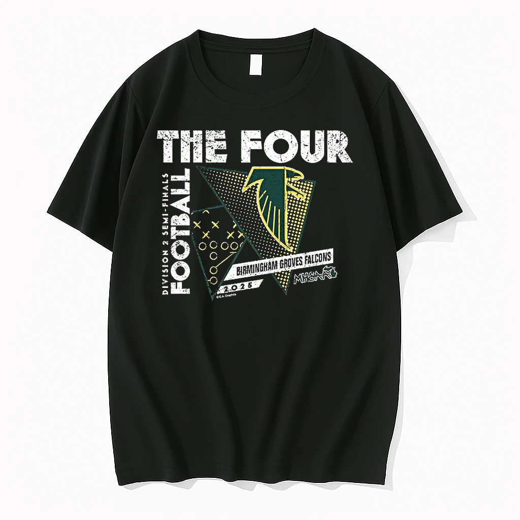 Birmingham Groves Falcons 2025 Mhsaa Football Division 2 The Four Shirts
