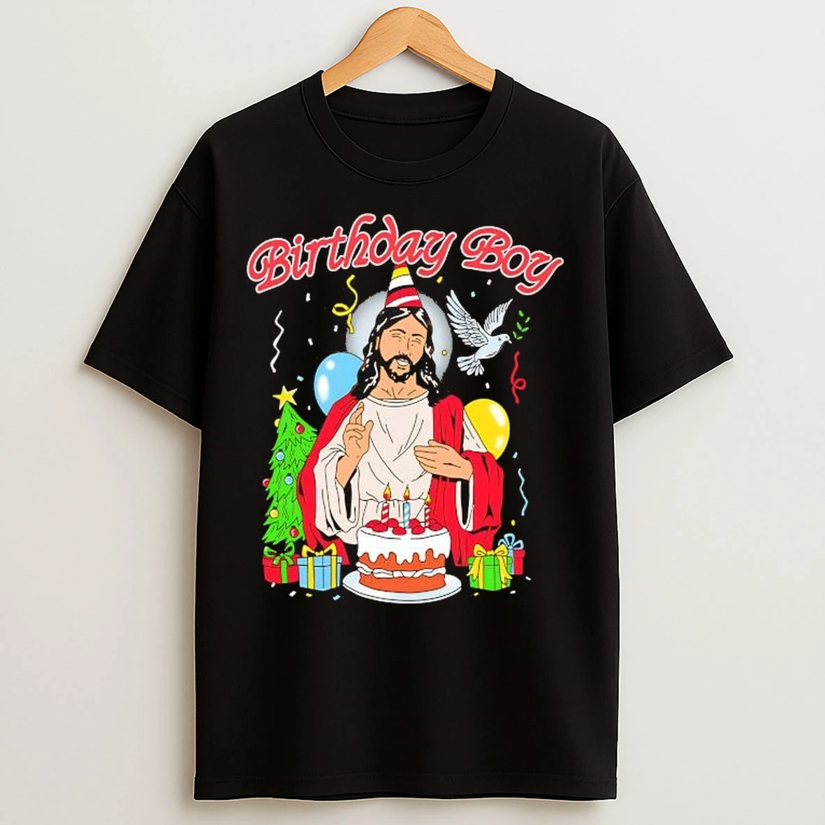 Birthday Boy Jesus Graphic T Shirts
