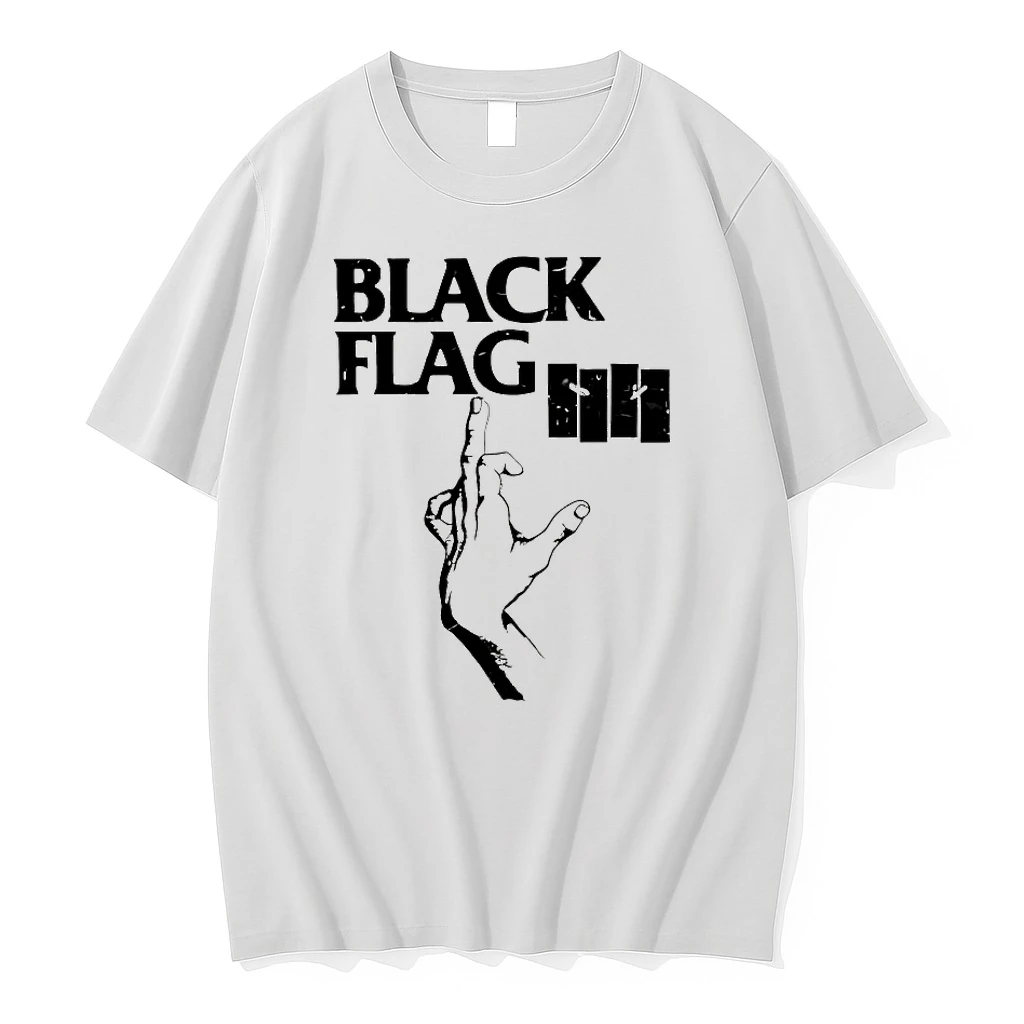 Black Flag Middle Finger Shirts