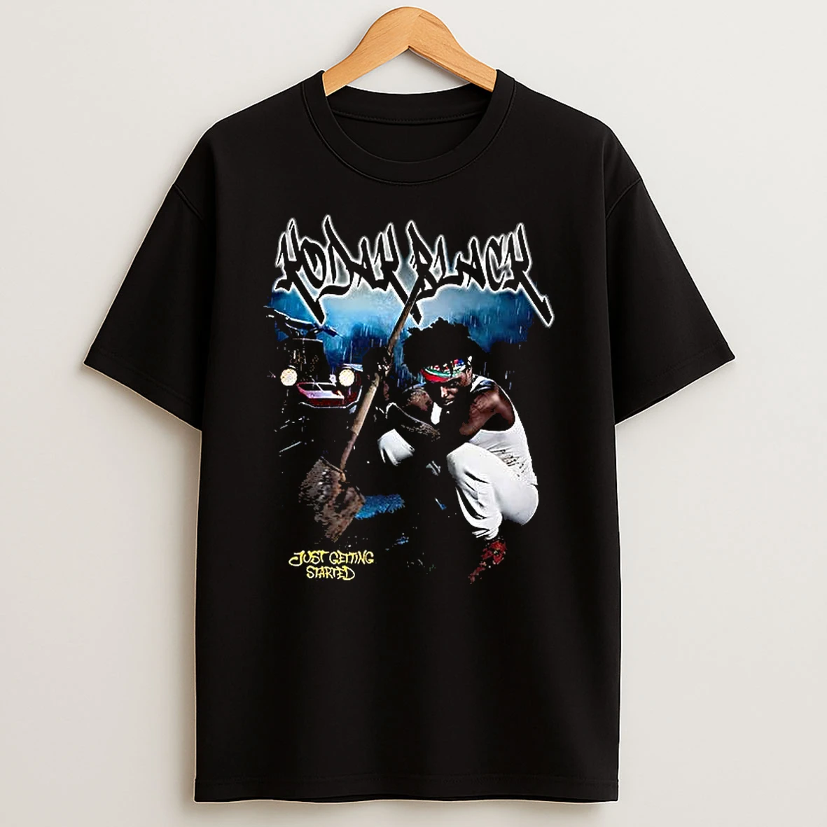 Black Just Getting Started 2025 Shirts
