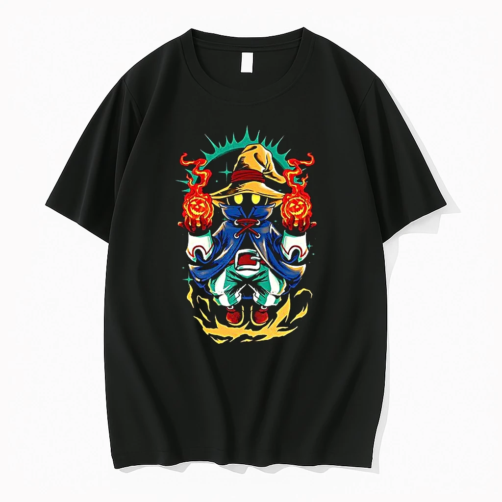 Black Mage Final Fantasy Pumpkin Fireball Shirts