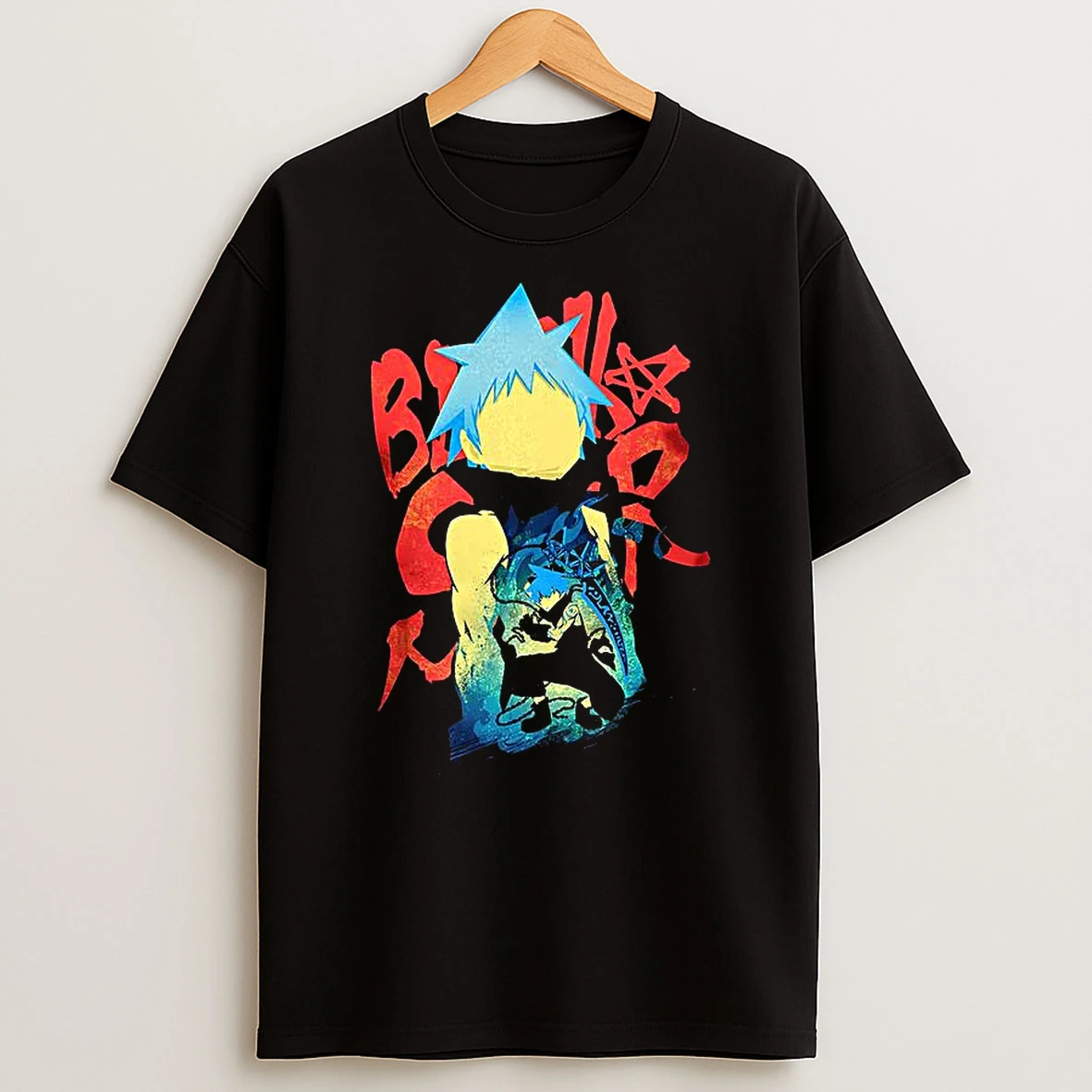 Black Star Soul Eater Anime Shadow Assassin Shirts