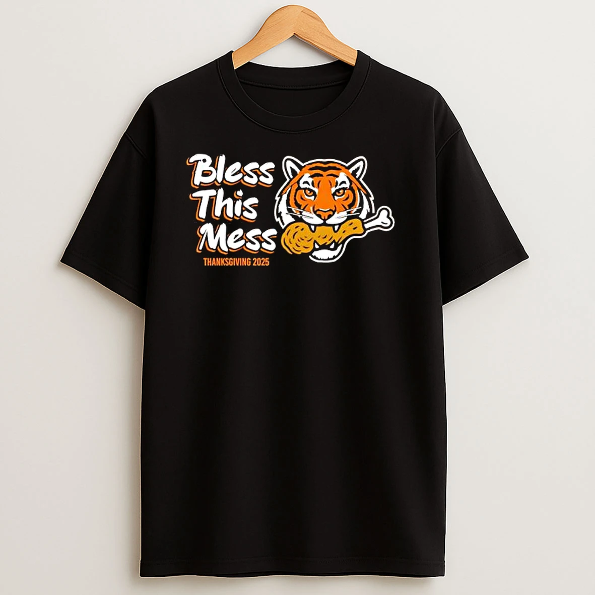 Bless This Mess Thanksgiving 2025 Cincinnati Bengals T Shirts