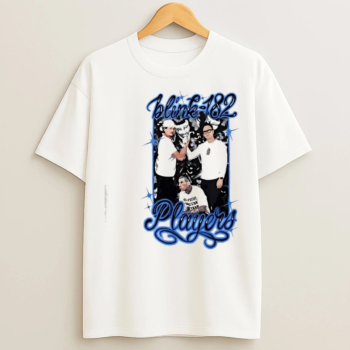 Blink 182 Players Style Graphic T Shirts