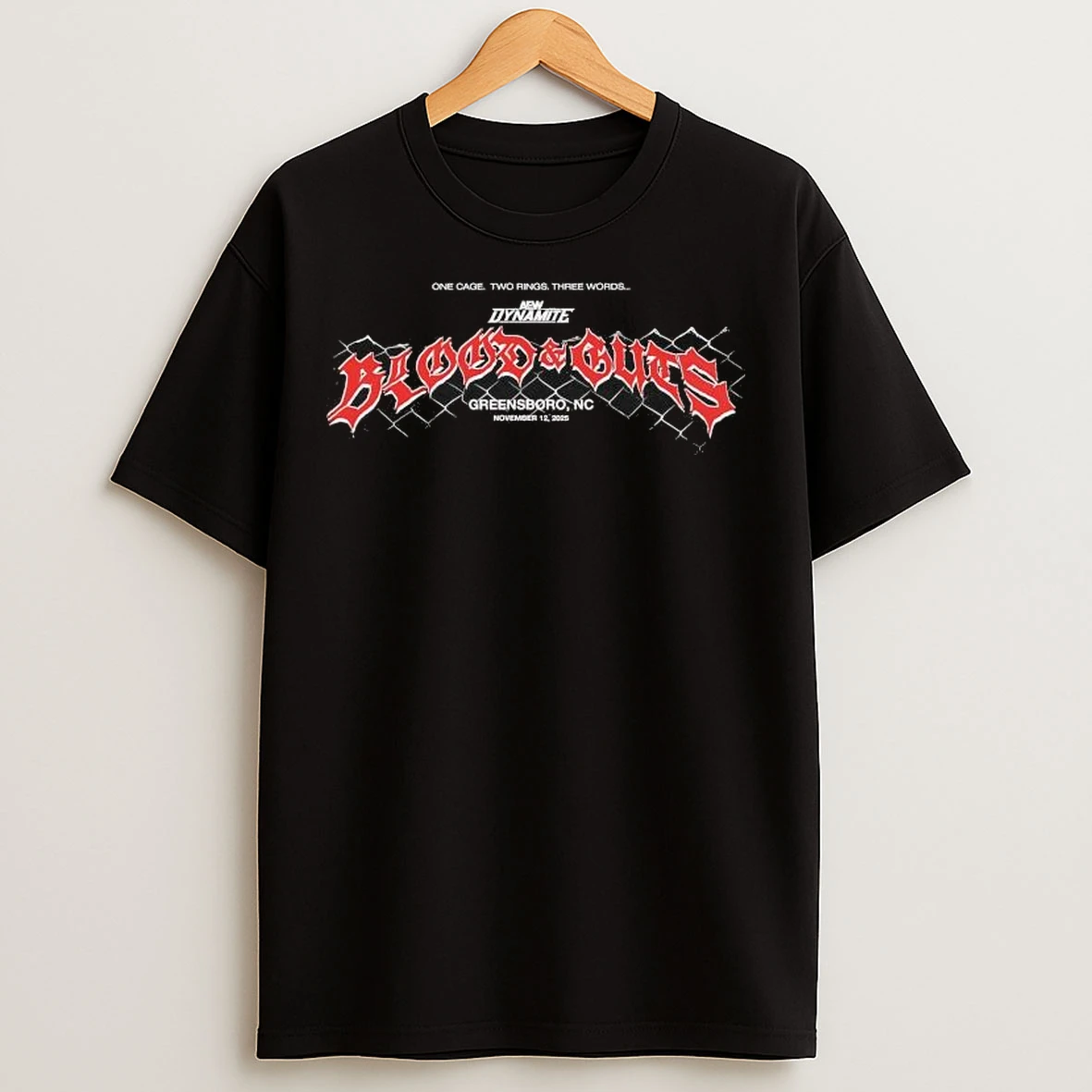 Blood And Guts 2025 Aew Dynamite T Shirts