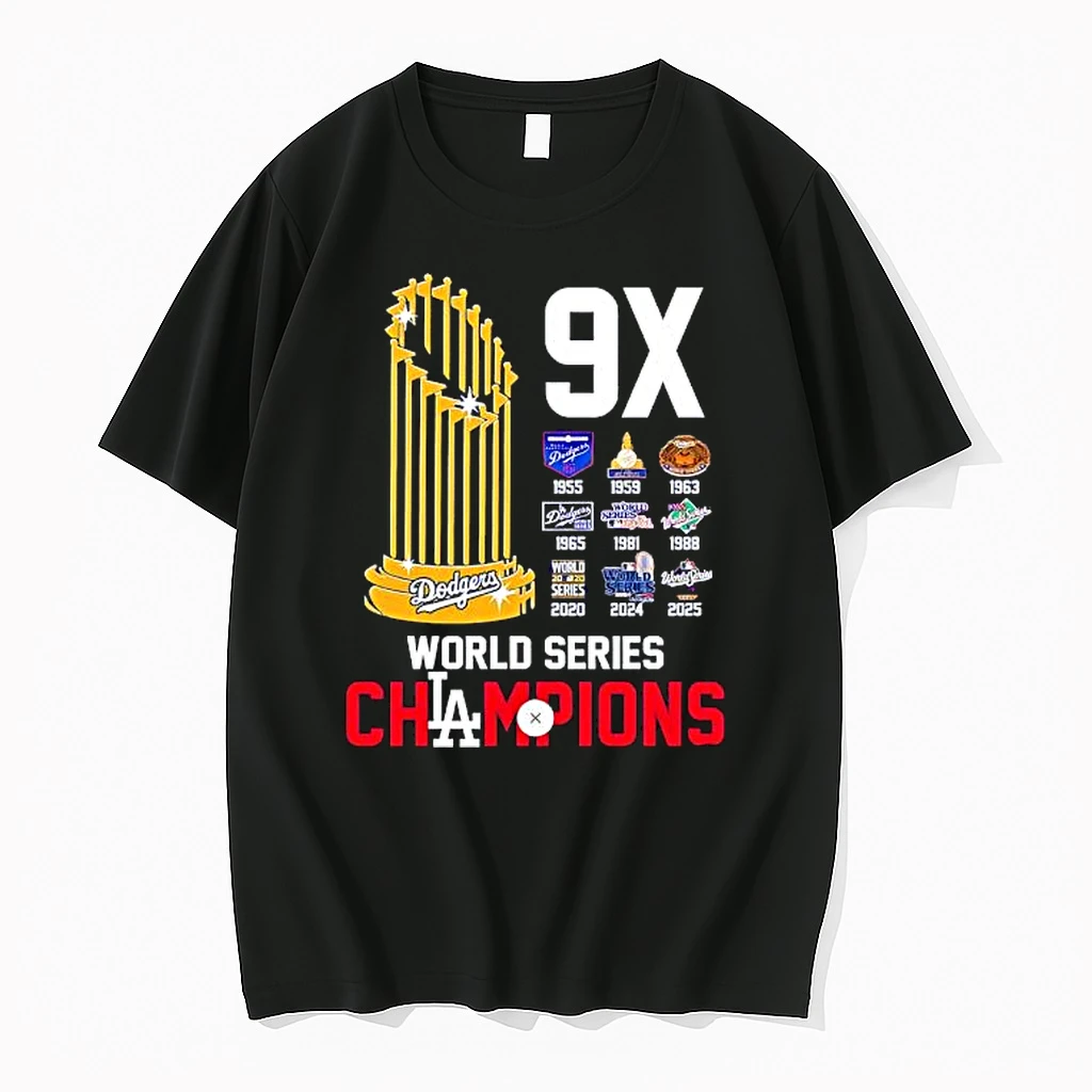 Blue City Baseball 9x World Series Champions Shirts