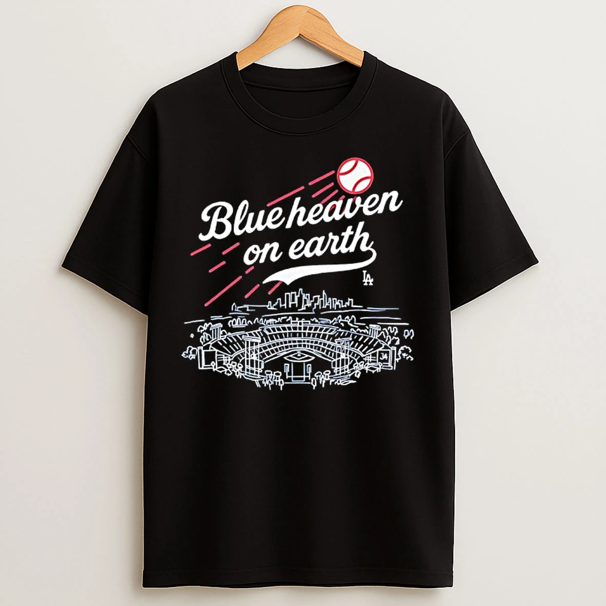 Blue Heaven On Earth Dodger Stadium T Shirts