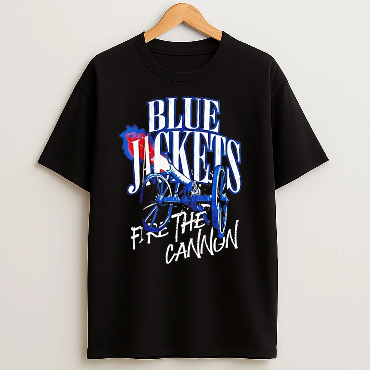 Blue Jackets Fire The Cannon T Shirts