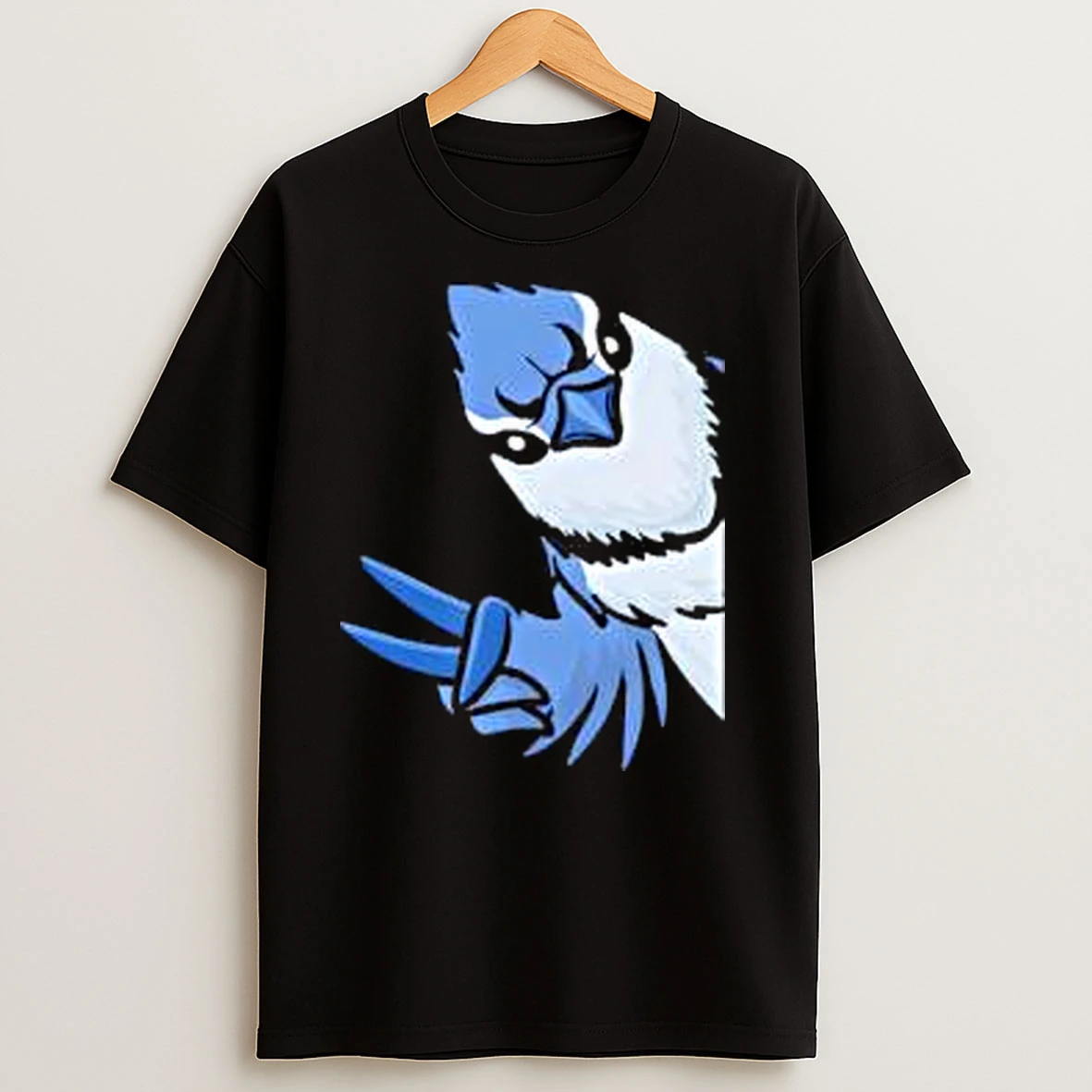Blue Jay Bird Cyanocitta Cristata From Side T Shirts