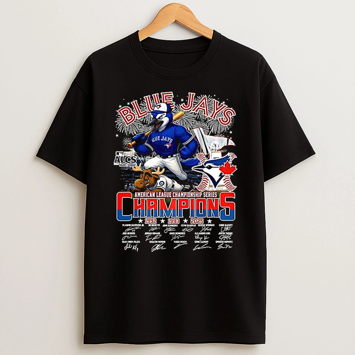 Blue Jays Beat Mariners Alcs World Series 2025 Champions Player Signature Shirts