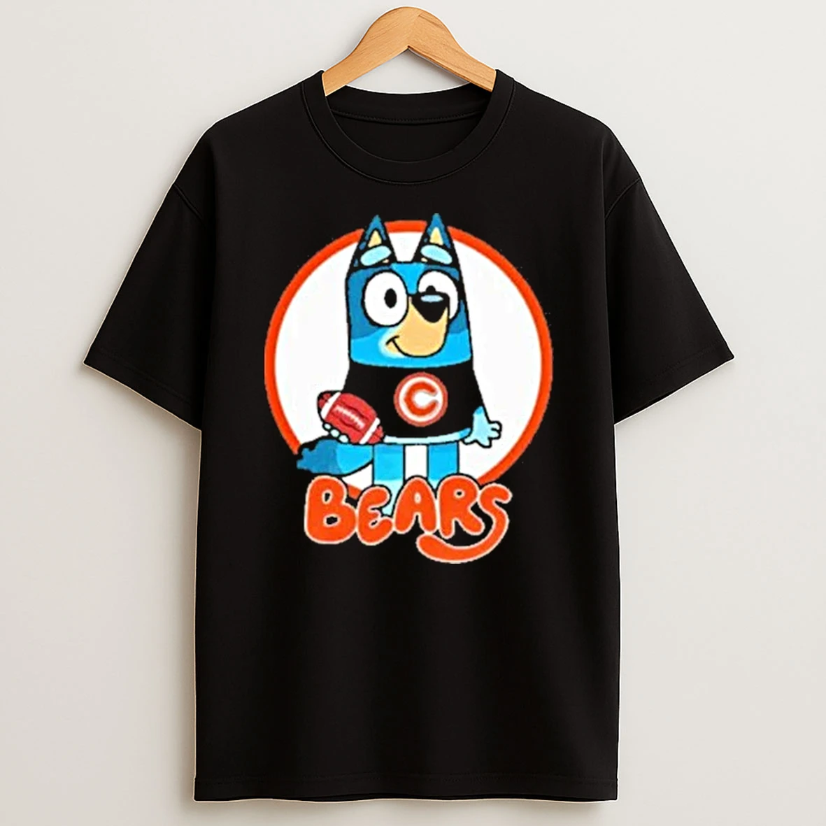 Bluey Chicago Bear Football Cartoon Tour 2025 Shirts