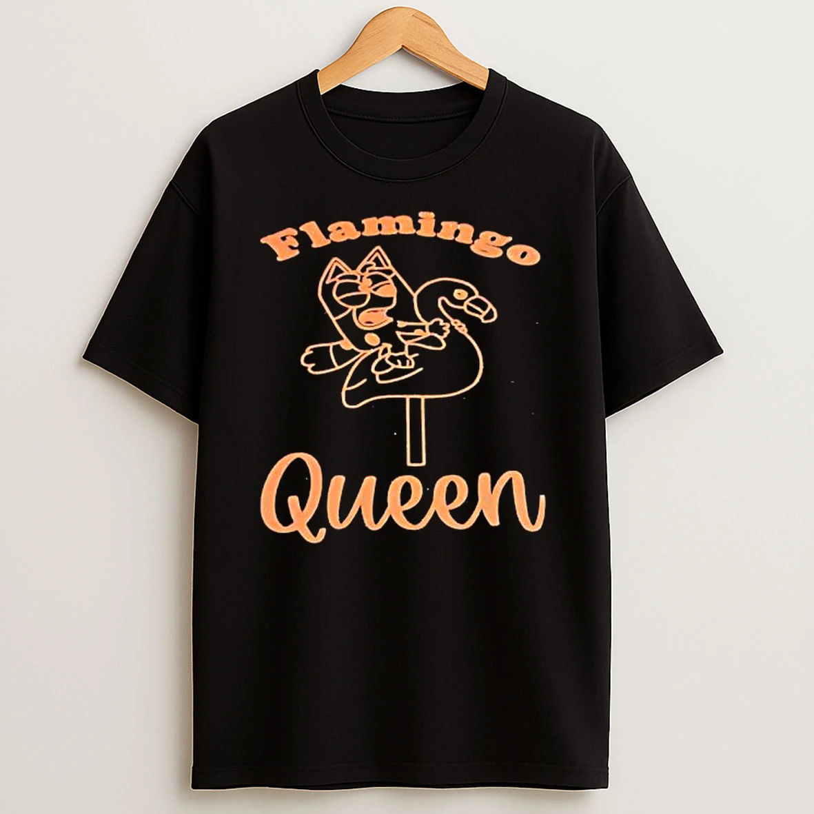 Bluey Flamingo Queen Shirts